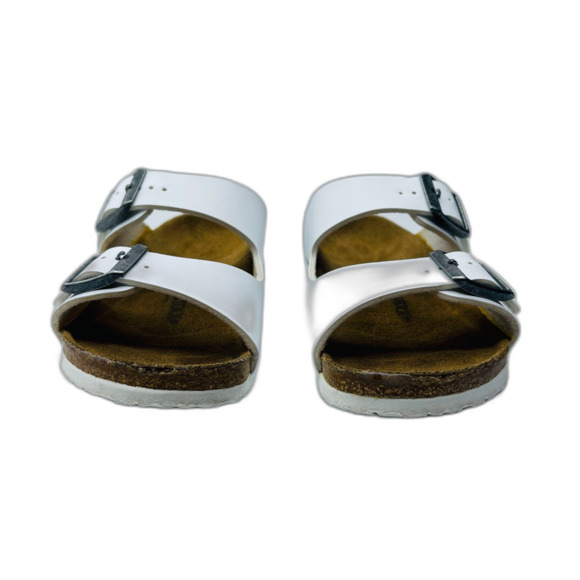 Birkenstock Kids Arizona Sandals White Size 29 (11-11.5) - Picture 4 of 10